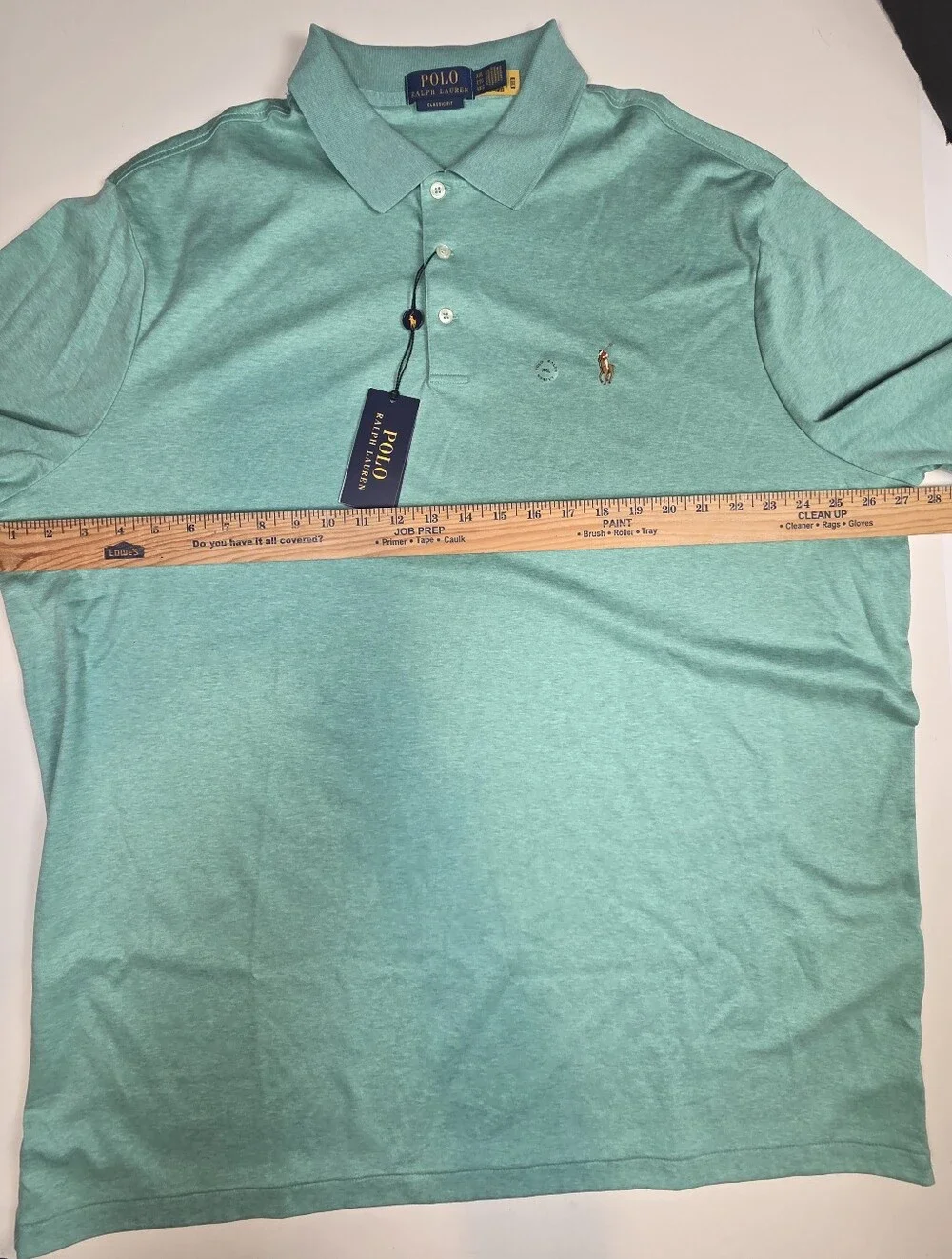 Polo by Ralph Lauren Men's Classic Green Classic Fit Polo 2XL